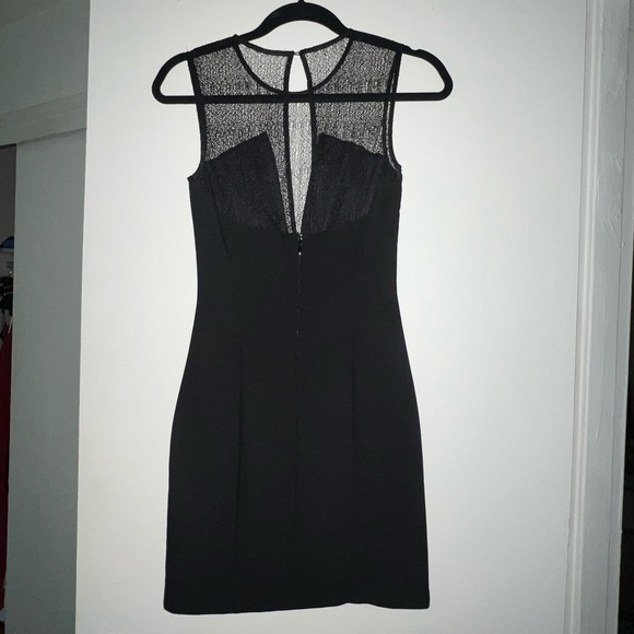 NWT H&M Mesh Little Black Dress - Picture 2 of 5